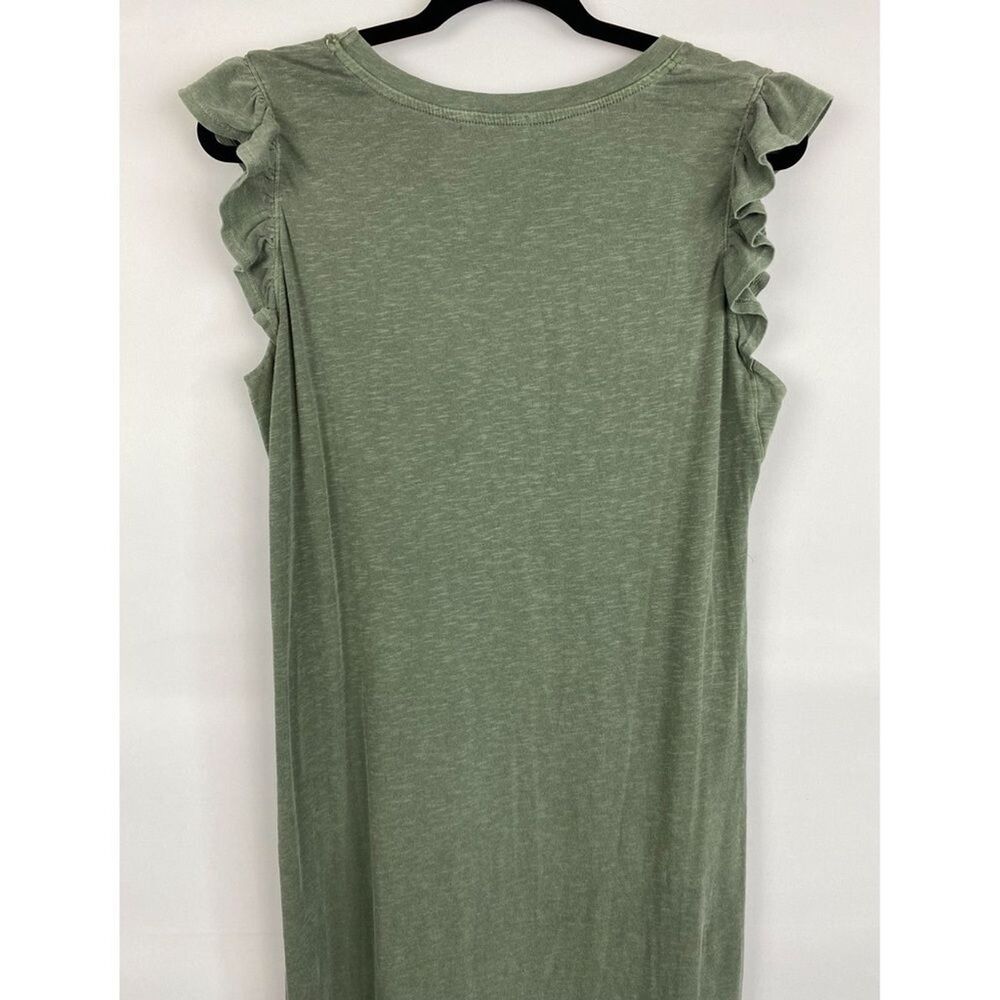 Anthropologie Sundry Ayana Flutter Cap Sleeve Midi Dress, Sage Green - Size L - Picture 7 of 10